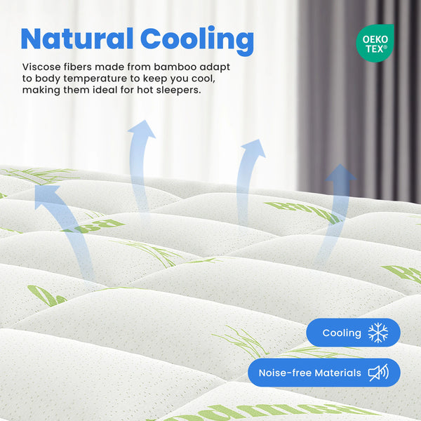 Ultra Soft Bamboo Mattress Topper